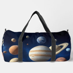 Montage des Sonnensystems Duffle Bag