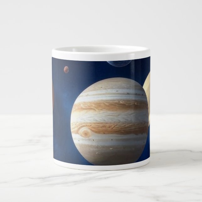 Montage des Sonnensystems Jumbo-Tasse (Vorderseite)