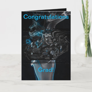 montage ink zeichn - sportwagen das zentrale Stück Karte