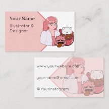 Montagmorgen-Kaffeestimmung – Kawaii-Anime-Mädchen