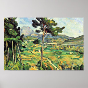 Montagne Sainte-Victoire aus Bellevue Poster