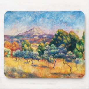 Montagne Sainte-Victoire (Landschaft) Renoir Mousepad