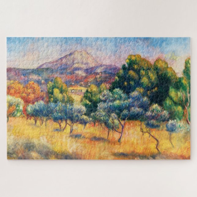 Montagne Sainte-Victoire (Paysage) Renoir Puzzle (Horizontal)