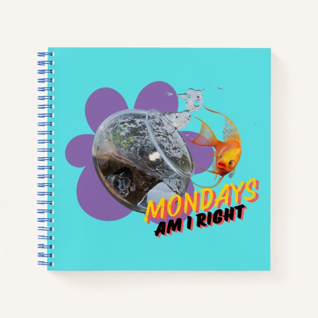 Montags, habe ich recht? notizbuch (Vorderseite)