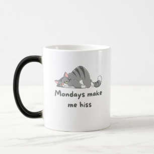 Montags mache ich mir einen Kaffee-Tasse Verwandlungstasse