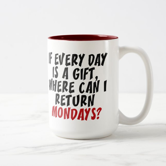 Montags Tasse (Rechts)