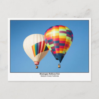 Montague Ballonfest Postkarte