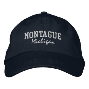 Montague Michigan bestickter Baseballhut Bestickte Baseballkappe