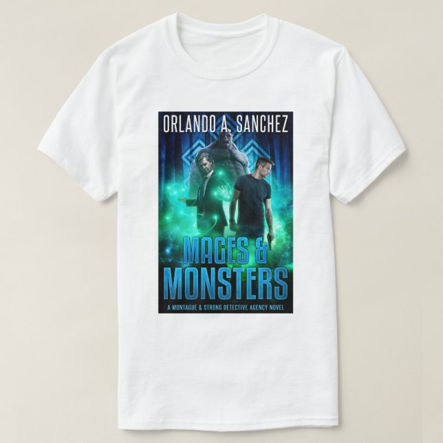 Montague & Strong - MAGES & MONSTERS T-Shirt (Design vorne)