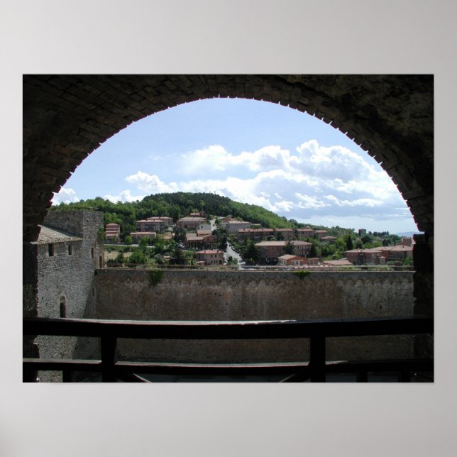 Montalpuciano, Italien Poster (Vorne)