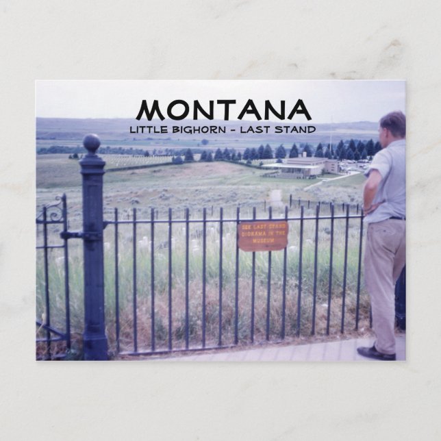 Montana 1964 Letzte Postkarte (Vorderseite)