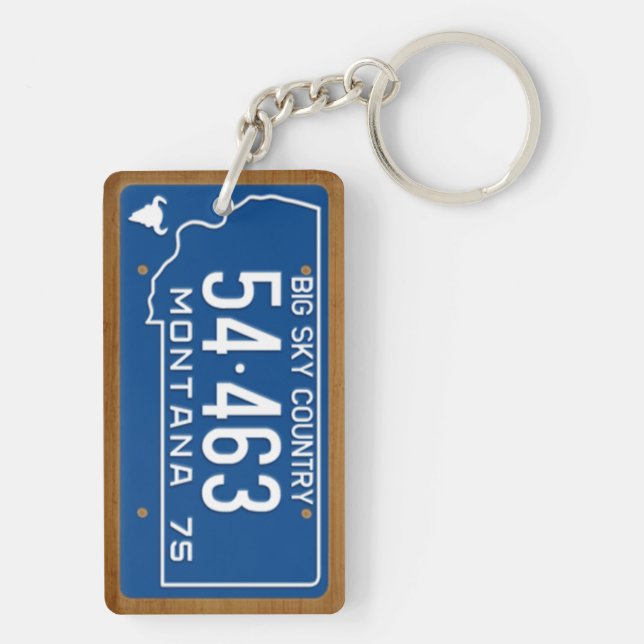 Montana 1975 Vintager Schlüsselanhänger (Rückseite)