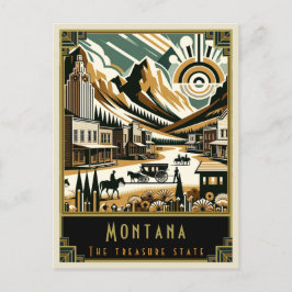 Montana | Art Deco Postkarte
