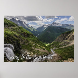 Montana Auf dem Weg zu den Landschaftlichen Highwa Poster