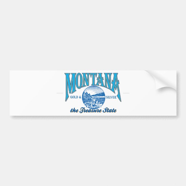 Montana Autoaufkleber (Vorne)