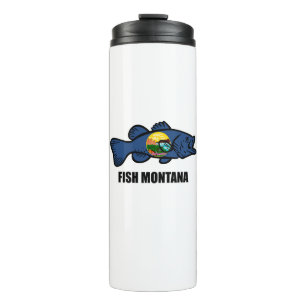 Montana Bass Thermosbecher