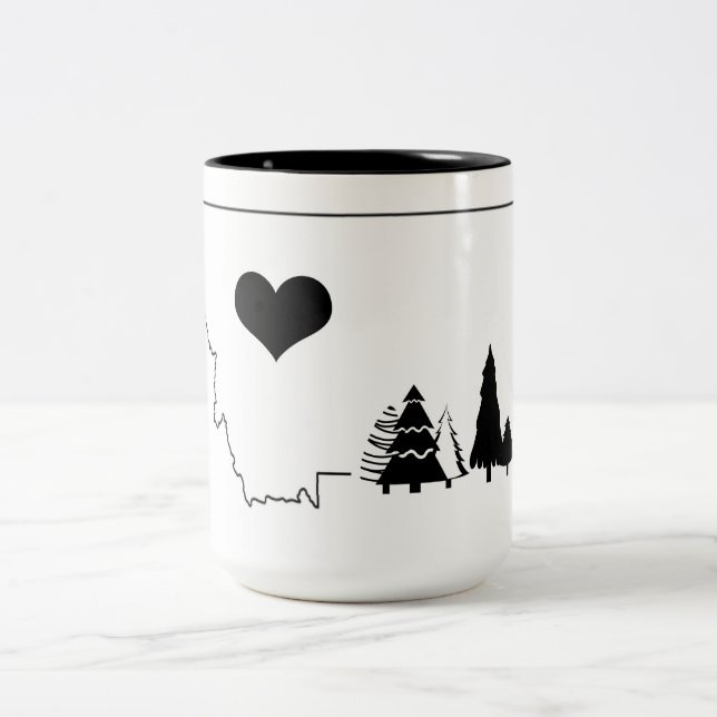 Montana-Baum-Tasse Zweifarbige Tasse (Mittel)