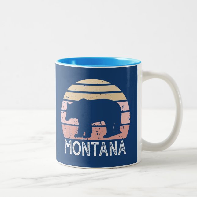 Montana Bear Zweifarbige Tasse (Rechts)