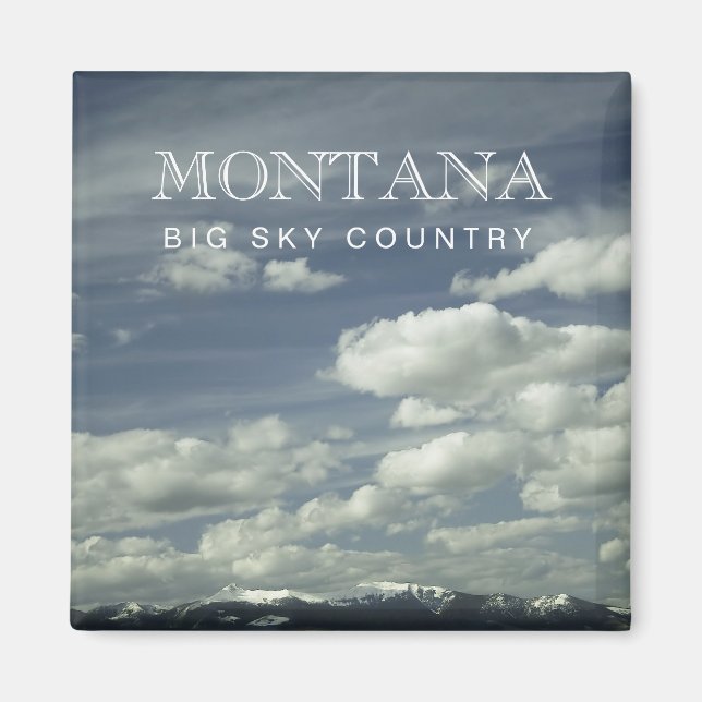 Montana Big Sky Country Magnet (Vorne)