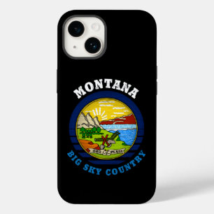 MONTANA BIG SKY State FLAG Case-Mate iPhone 14 Hülle