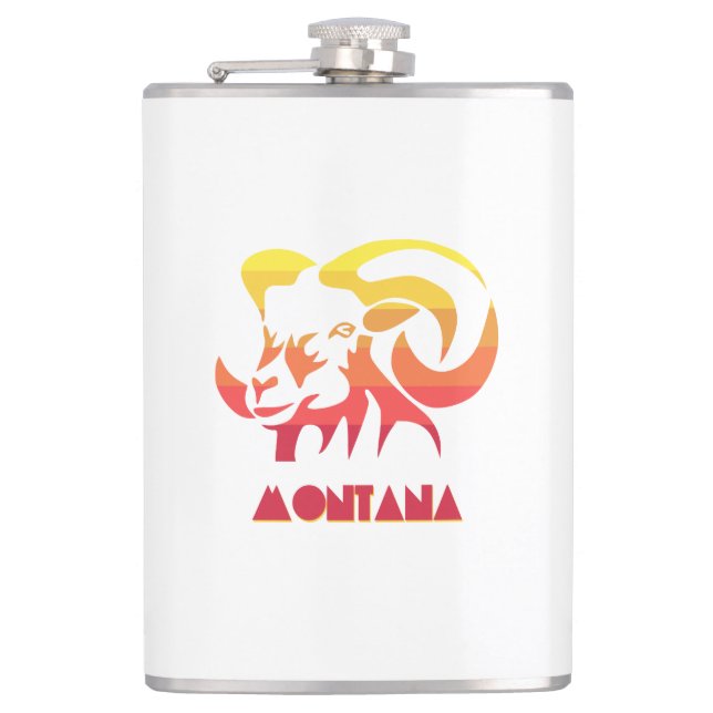 Montana Bighorn Flachmann (Vorderseite)