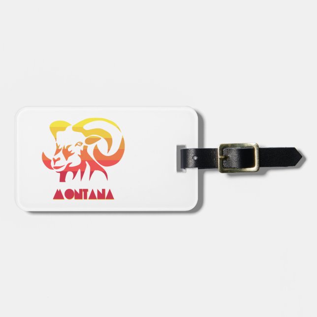 Montana Bighorn Gepäckanhänger (Vorderseite horizontal)