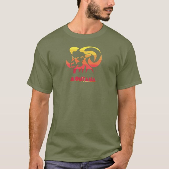 Montana Bighorn T-Shirt (Vorderseite)