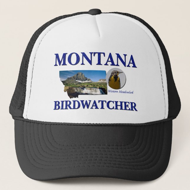 Montana Birdwatcher Truckerkappe (Vorderseite)