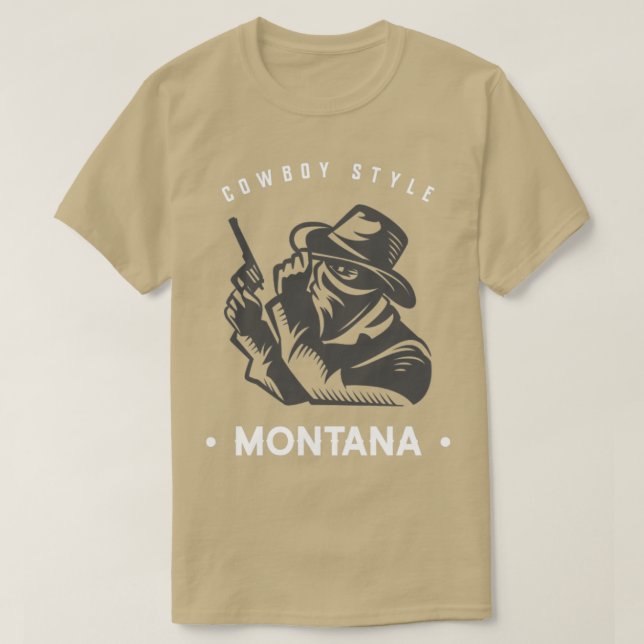 Montana Cowboy T-Shirt (Design vorne)