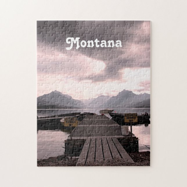 Montana-Dämmerung Puzzle (Vertikal)