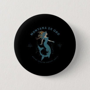 Montana De Oro State Park Los Osos Retro Vintage M Button