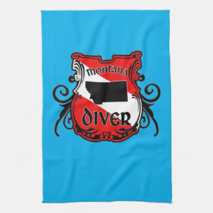 Montana Diver Geschirrtuch