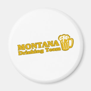 Montana Drink Team zu Shirts Magnet