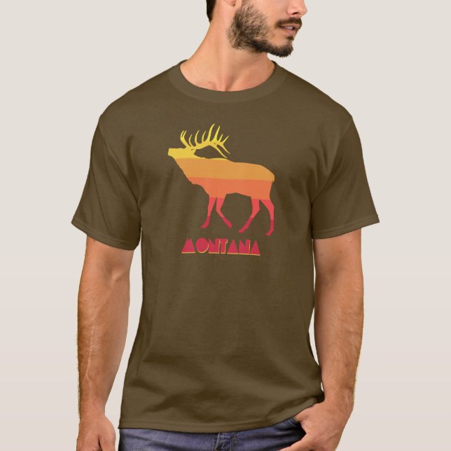 Montana Elk T-Shirt (Vorderseite)