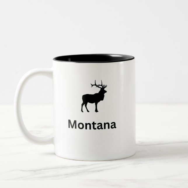 Montana Elk Zweifarbige Tasse (Links)