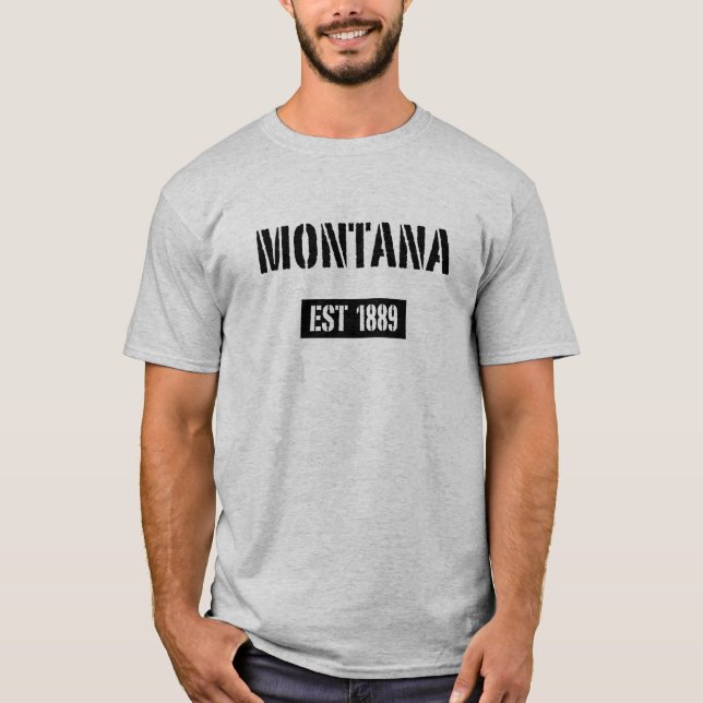 Montana EST 1889 T - Shirt (Vorderseite)