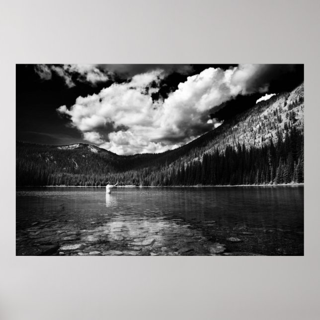 Montana Fisherman Poster (Vorne)