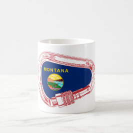 Montana Flag Klettersteig Carabiner Kaffeetasse