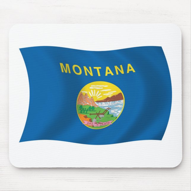 Montana Flag Mousepad (Vorne)