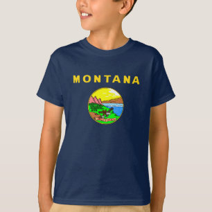 Montana-Flagge T-Shirt