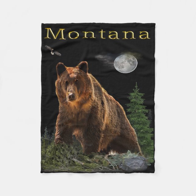 Montana Fleecedecke (Vorderseite)