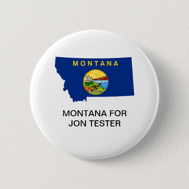 MONTANA FOR Jon Tester Senat BUTTON (Vorderseite)