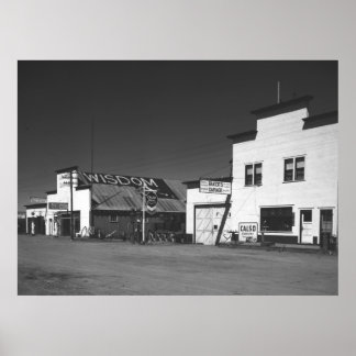 Montana Gasstationen, 1942 Poster