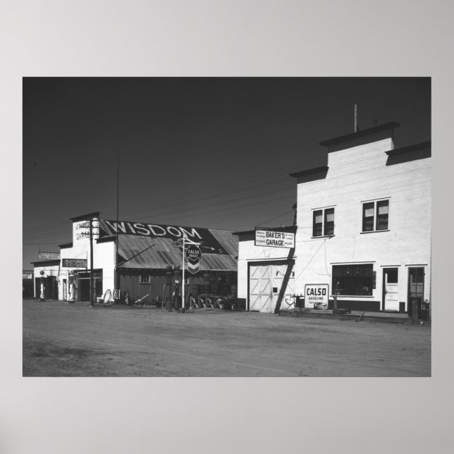 Montana Gasstationen, 1942 Poster (Vorne)