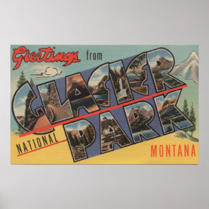 Montana - Glacier Nationalpark Poster