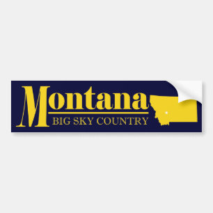 Montana Gold Autoaufkleber