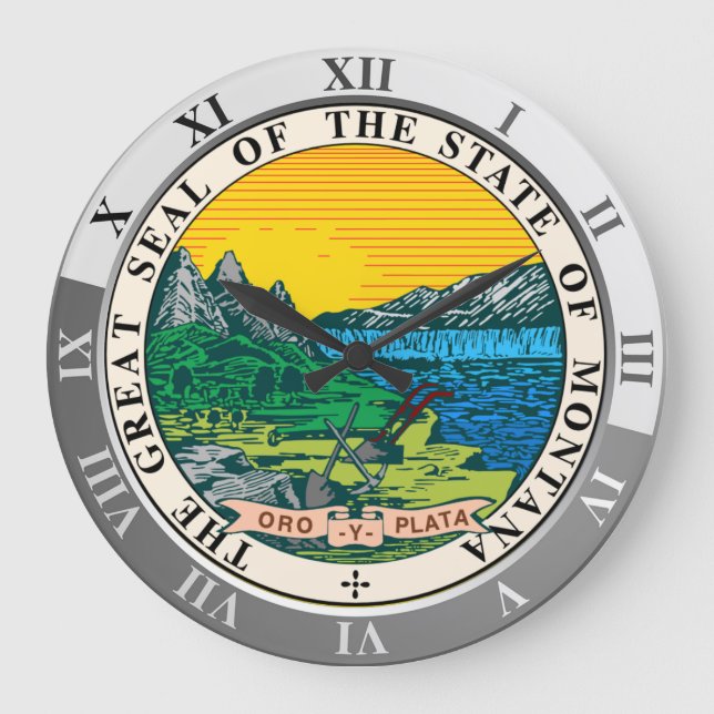 Montana Große Wanduhr (Vorderseite)