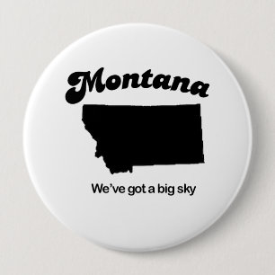 Montana - großer Himmel Button