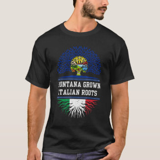 Montana Grown mit italienischen Wurzeln Italien T-Shirt