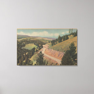 Montana - Harding Way (Hwy No. 10) Leinwanddruck